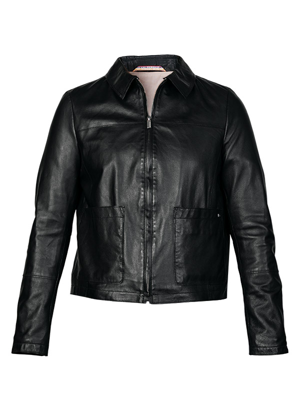 Milestone lederjacke damen schwarz Clearance